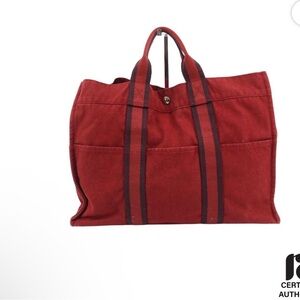 Hermès Red Foure Tout GM Tote bag